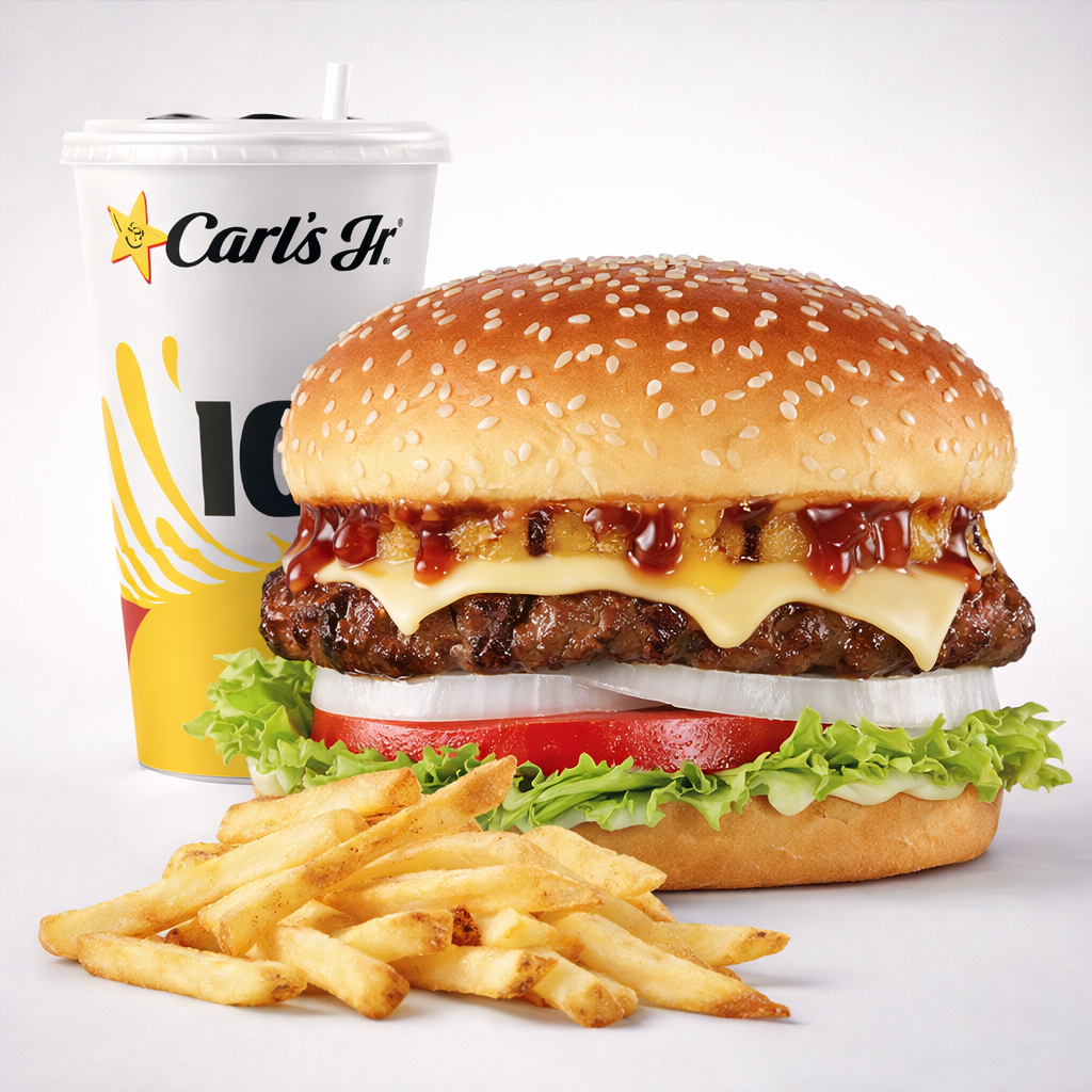 Combo Medium Hawaiian Beef Burger