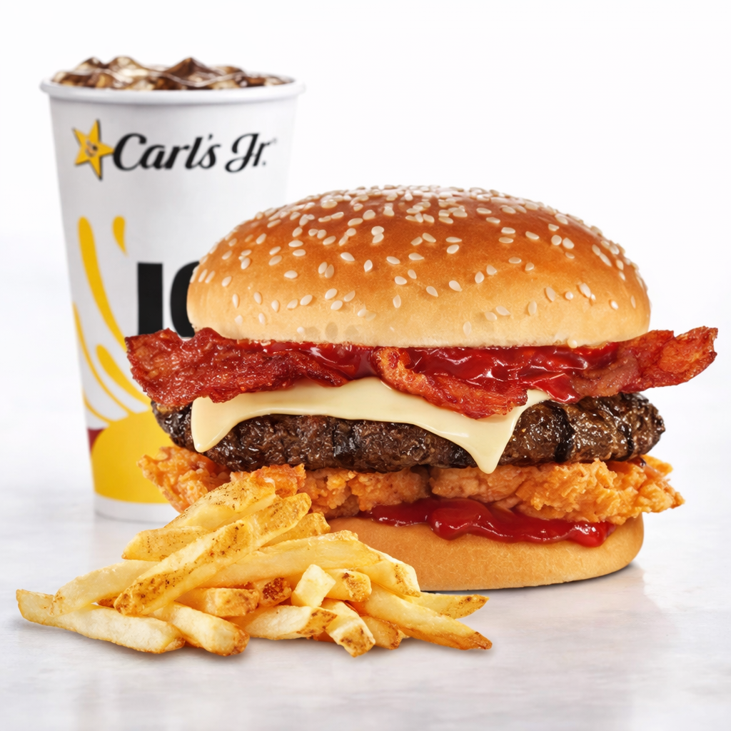 Combo Medium Western Beefbac Cheeseburger