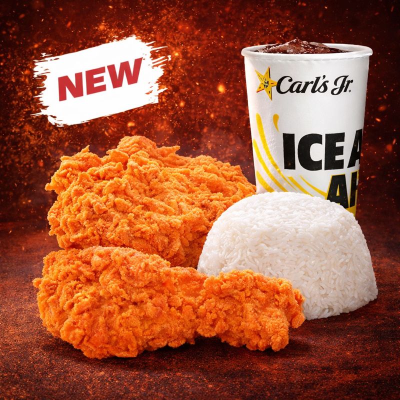 Combo Rice CJ Chicken Spicy Delight 2 pcs