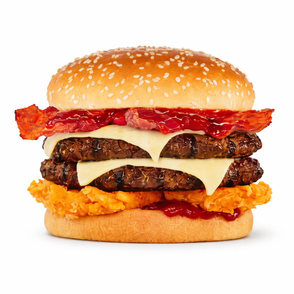 Double Western Beefbac Cheeseburger